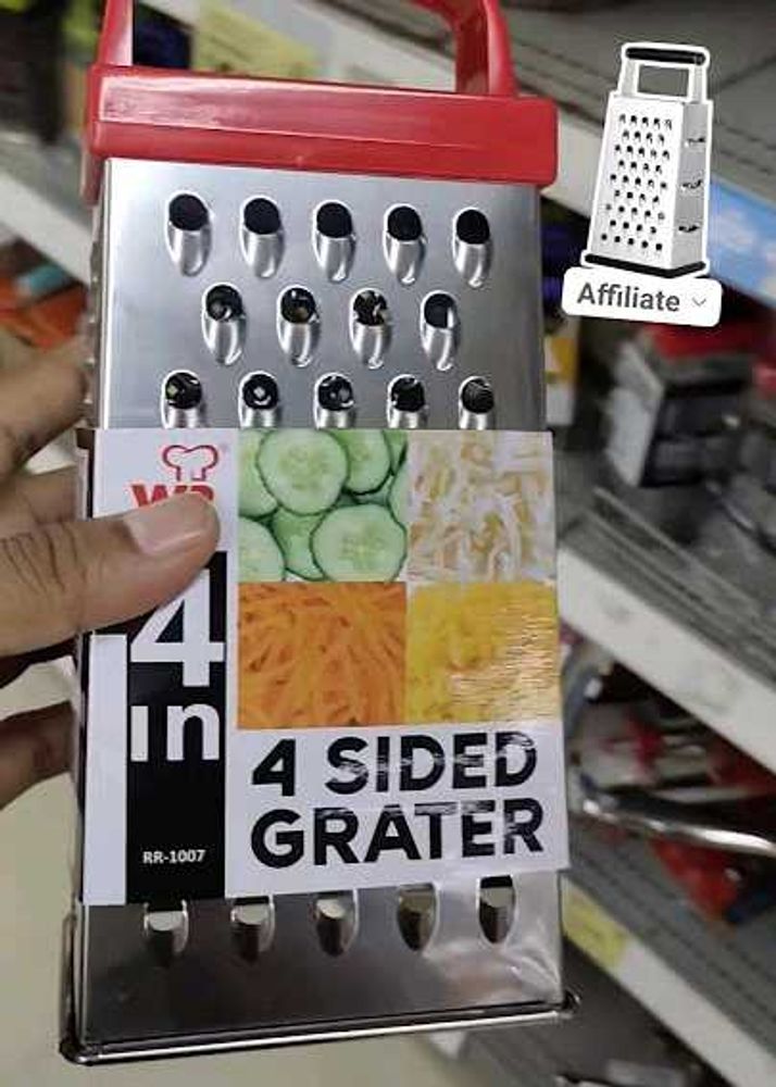 4-Sided Grater - Versatile Kitchen Tool