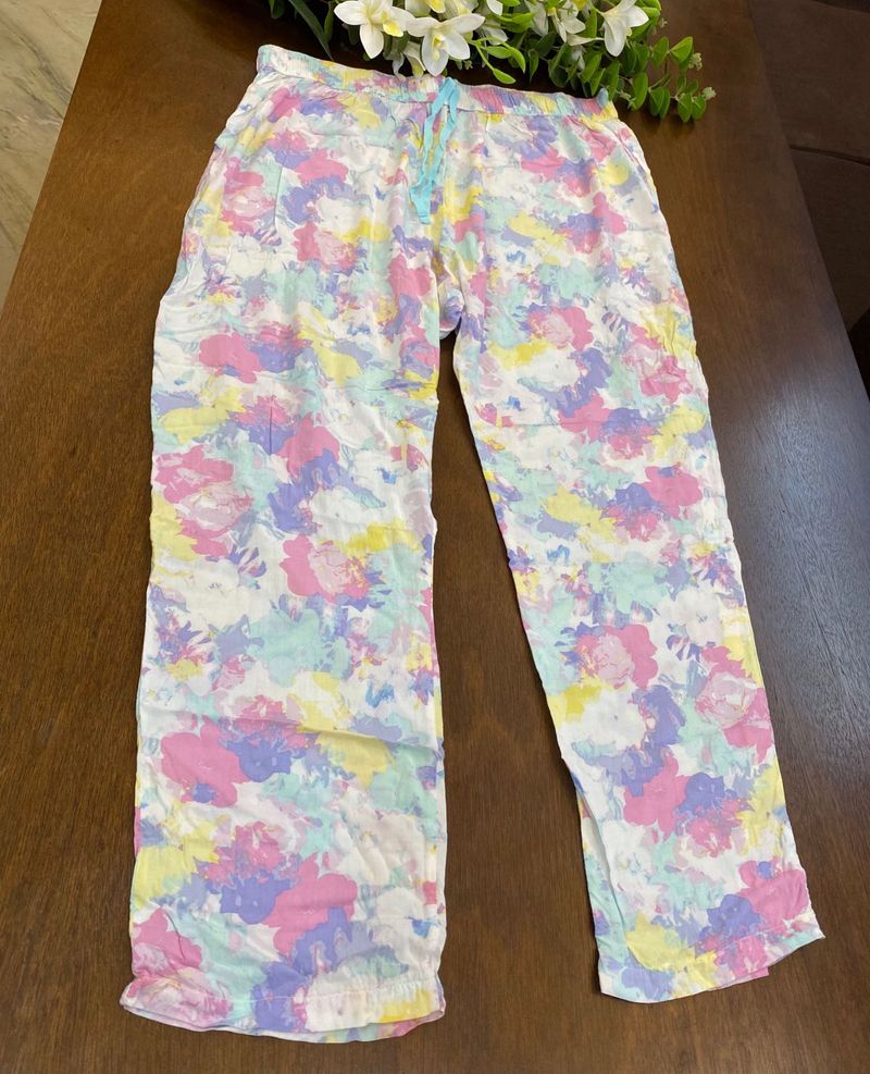 Floral Print Lounge Pants
