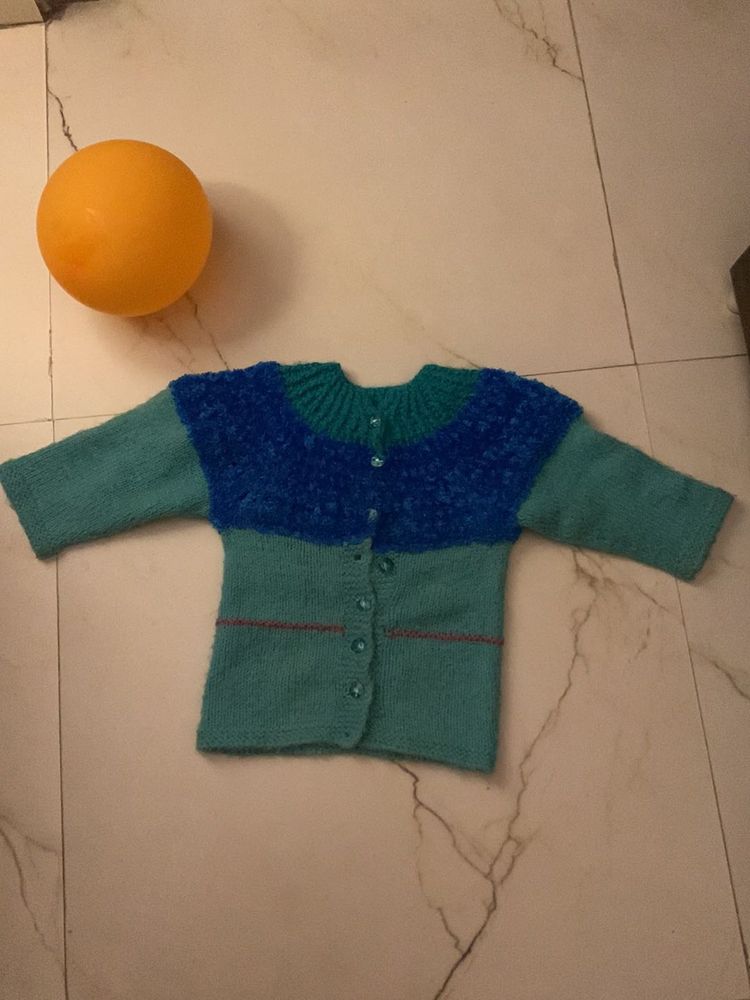 Handmade Woollen Baby Sweater