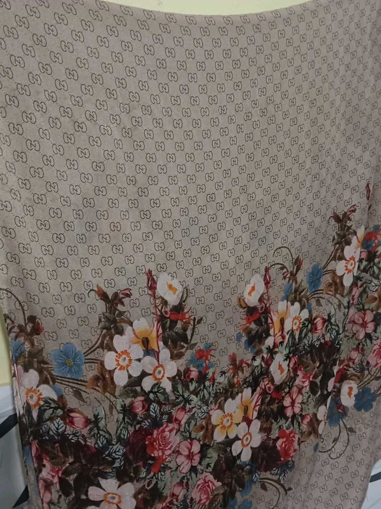 Floral Pattern Scarf