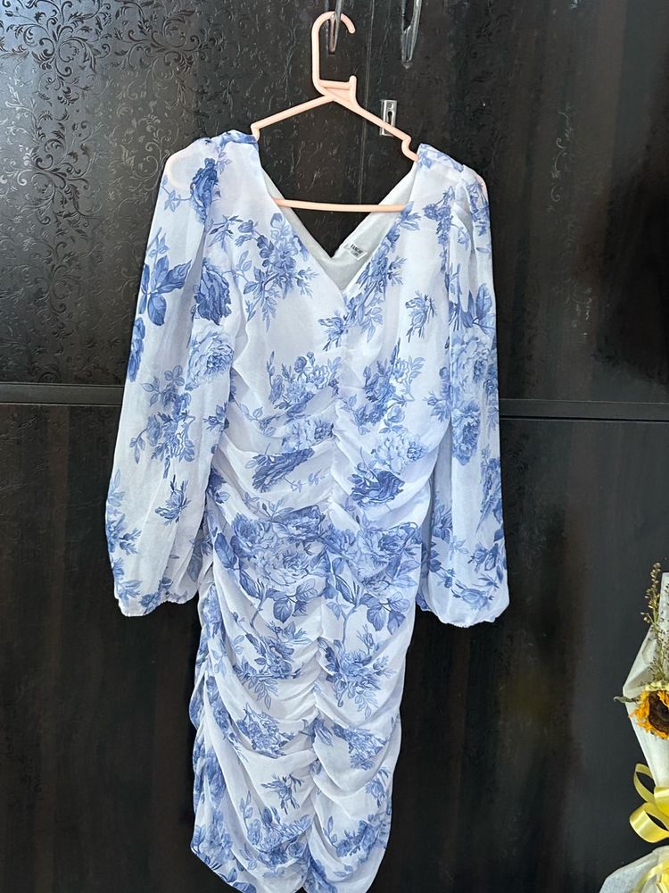 Floral Print Mini Dress