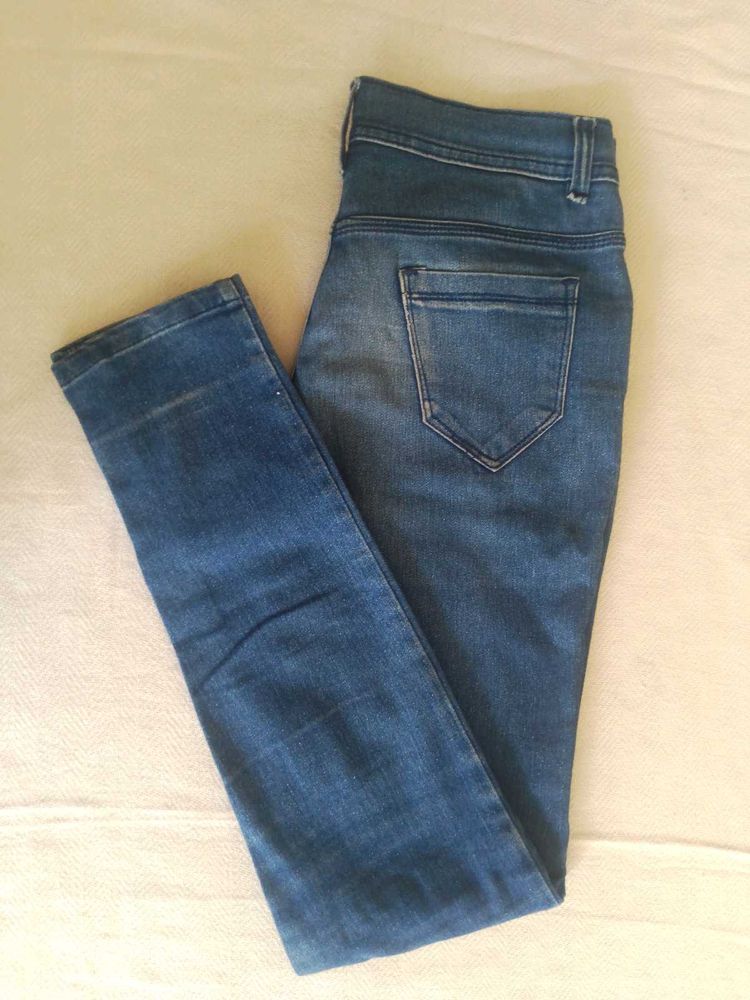 Low Waist Pencil Jeans (Navy Blue 💙)