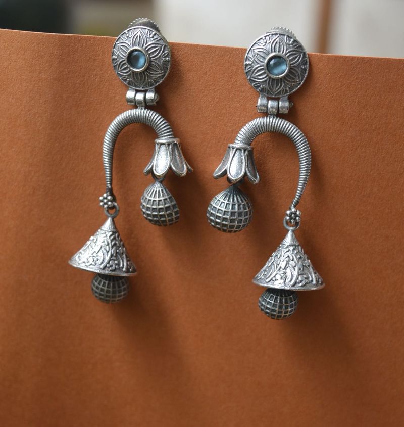 Artisan Crafted Silver Earrings