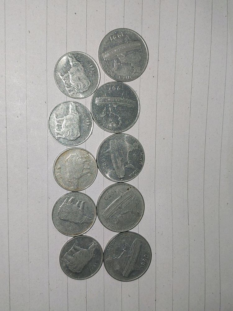 Mix Coins 4-  Set Of 10