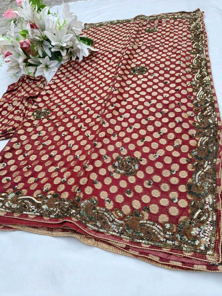 Mahroom Heavy Saree