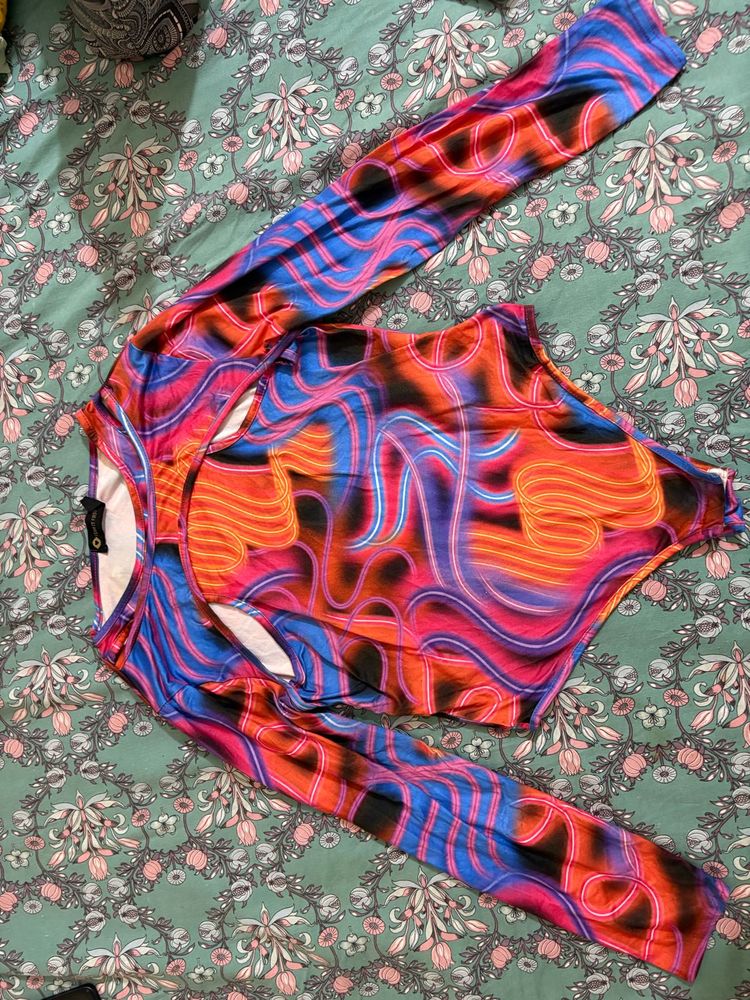 SEXY MULTI COLOUR BODYSUIT