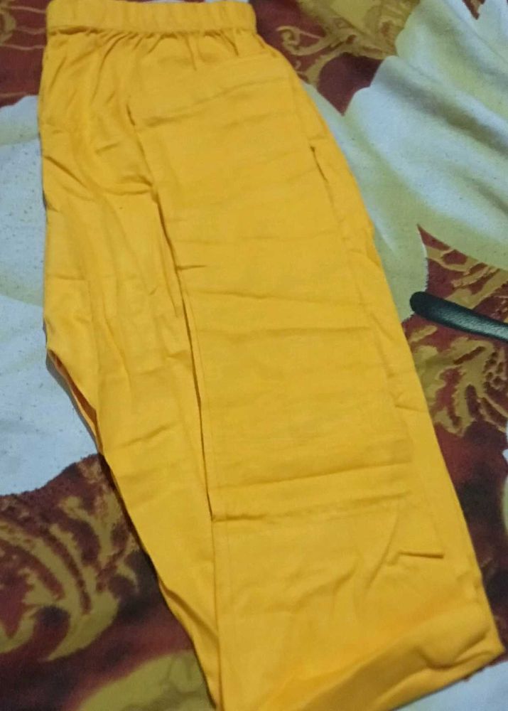 New Yellow Churidar Leggings