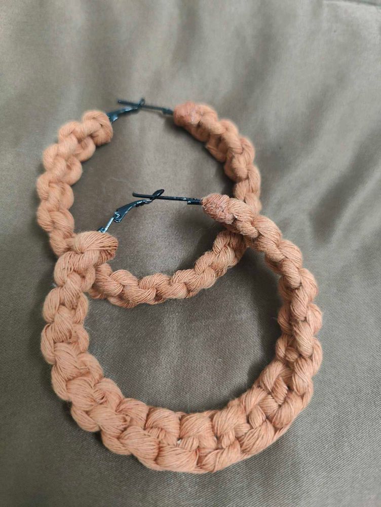 Braided Hoop Earrings