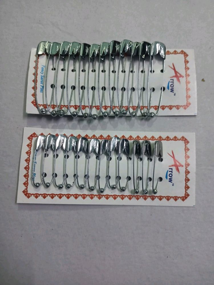 30rs Off Free 1 Earring Brand New Set Of SafetyPin