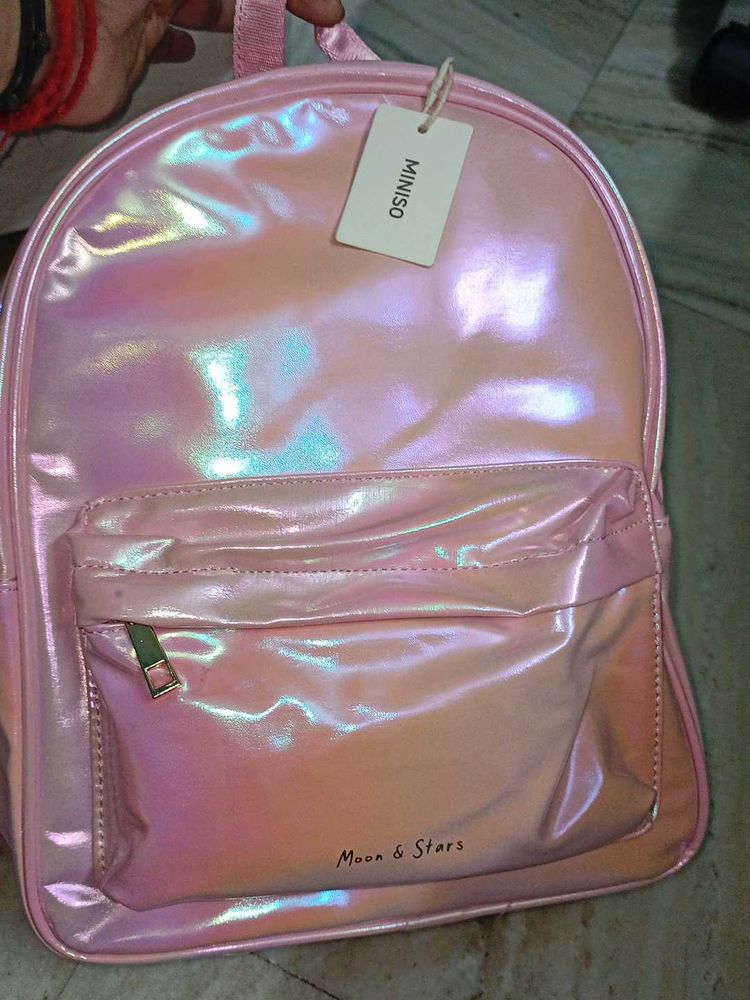 Holographic Miniso Backpack🆕