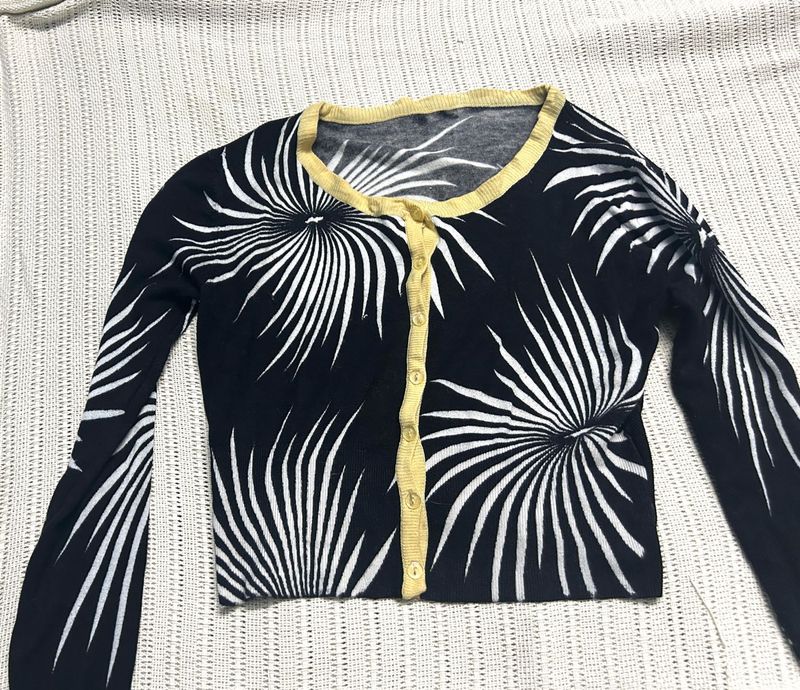Patterned Cardigan