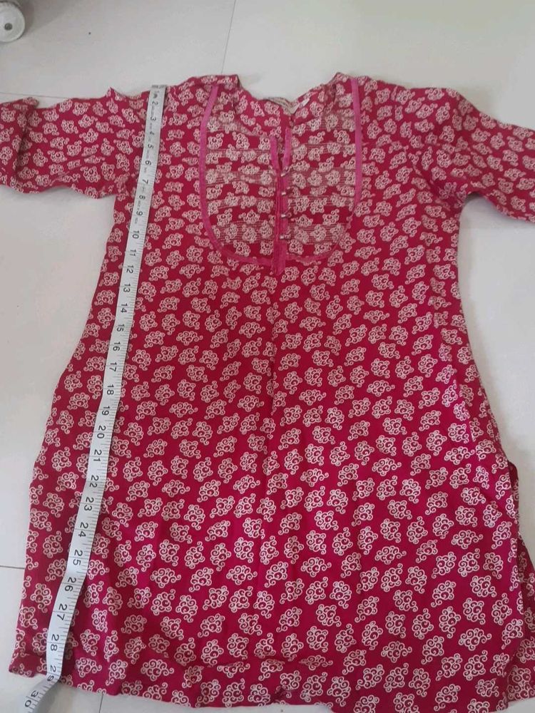 Short Pink Kurti