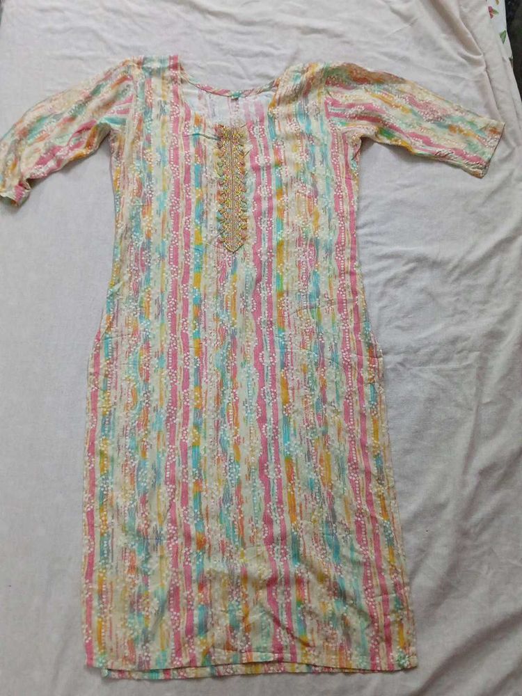 Colorful Striped Kurta