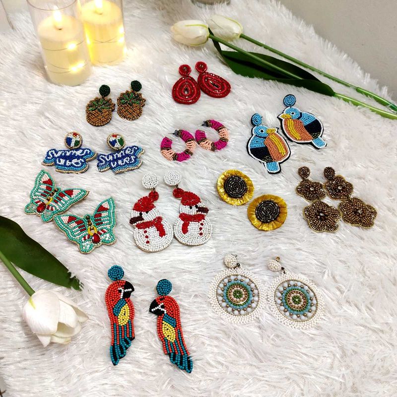 Handmade Beaded Earring✨
