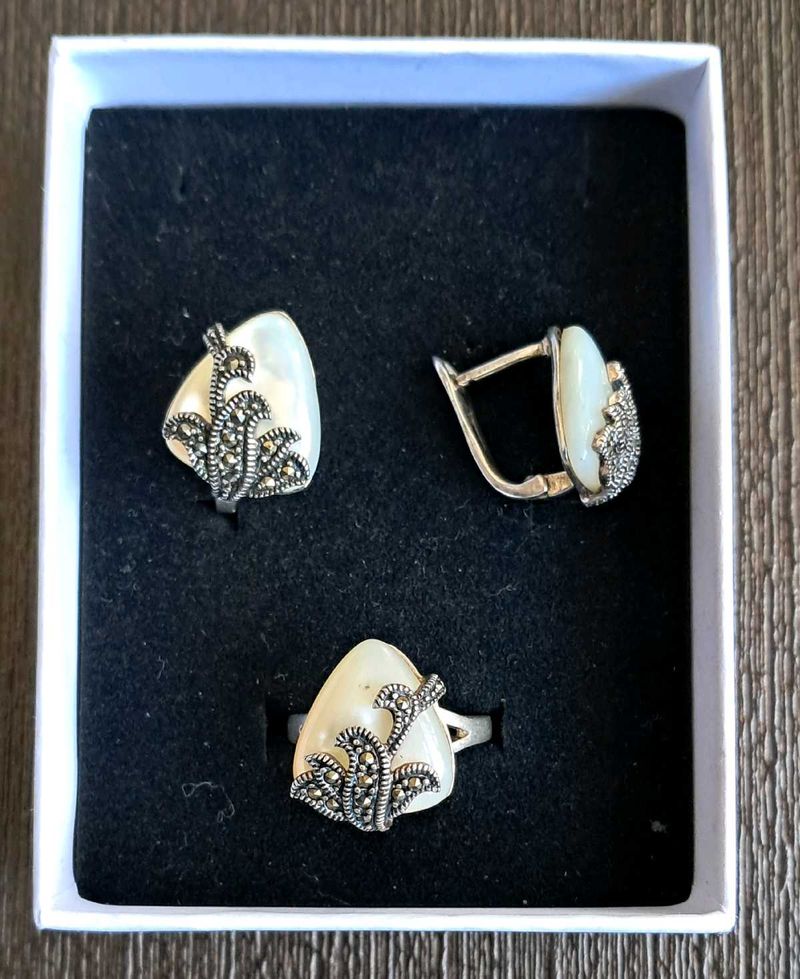 Vintage Jewelry Set Silver