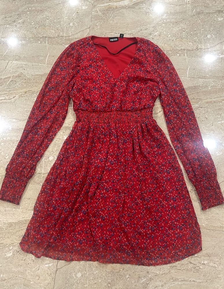Waist Smock Mini Dress