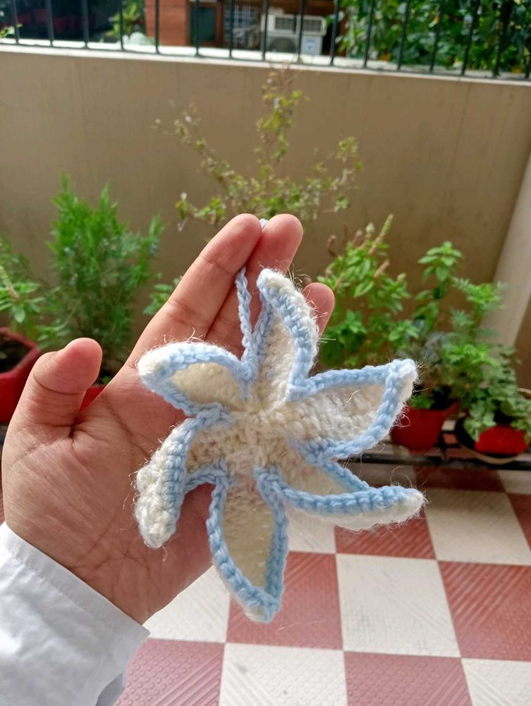 Crochet Star Ornament
