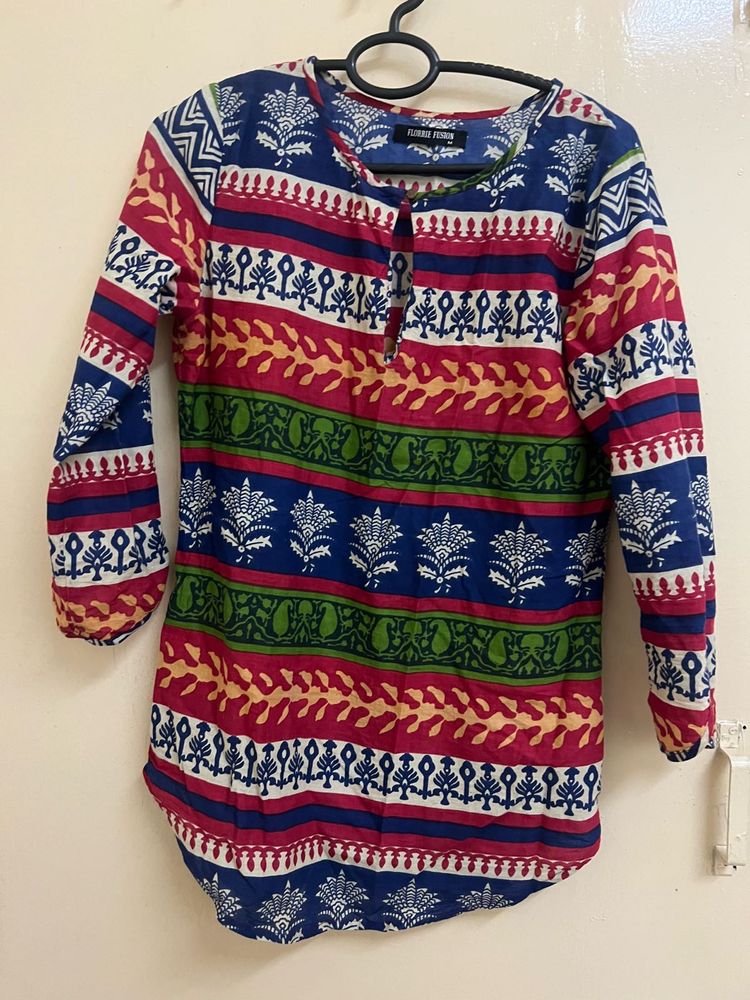Colorful Printed Top