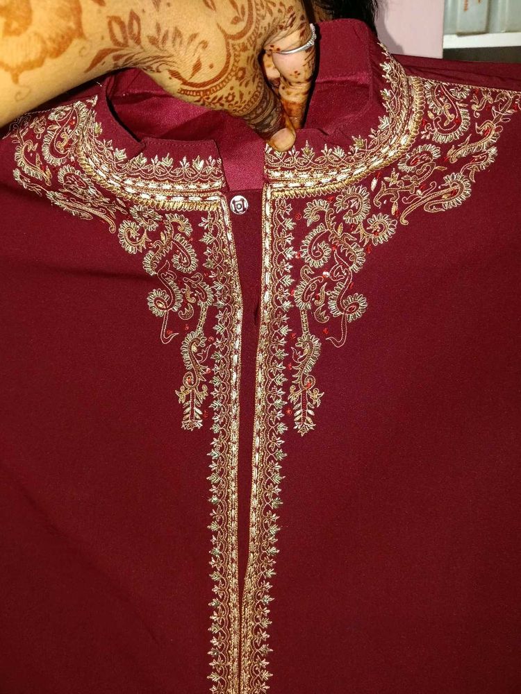 Elegant Maroon Kurta