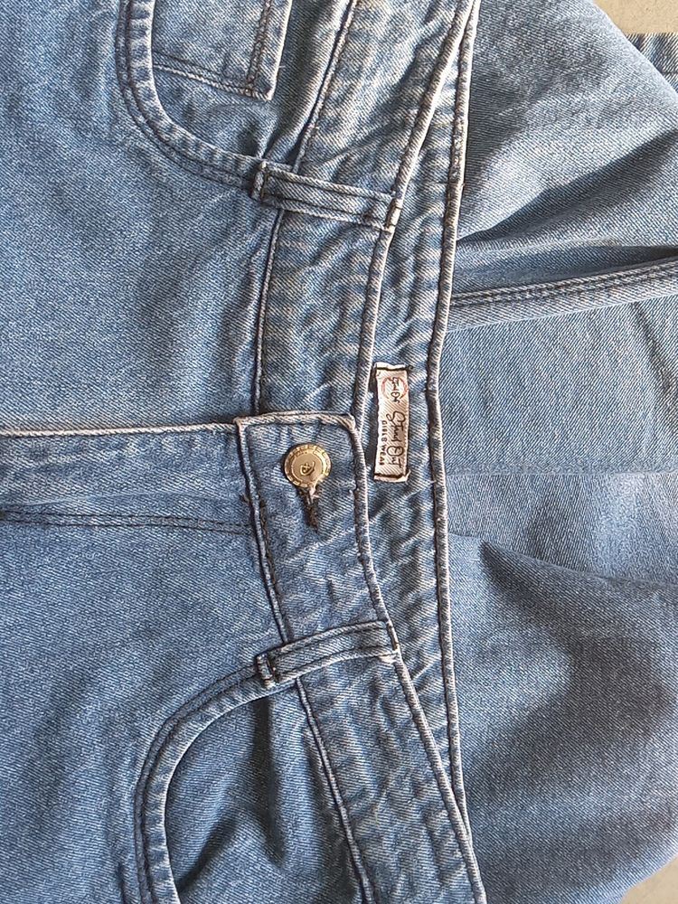 Blue Baggy Jeans