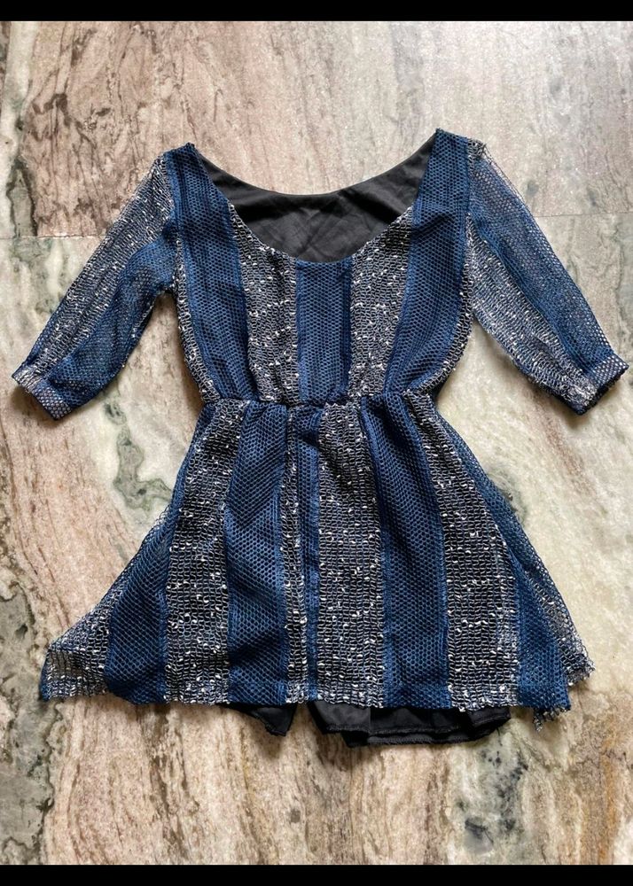 Blue Playsuit