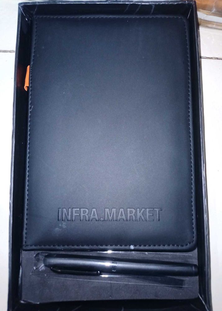 🟩New 2025 Diary With Pen Navy Blue Colour