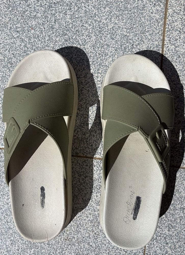 Olive Green Sandals
