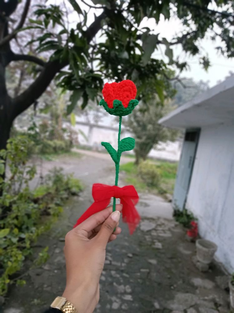 Crocheted Rose 🌹