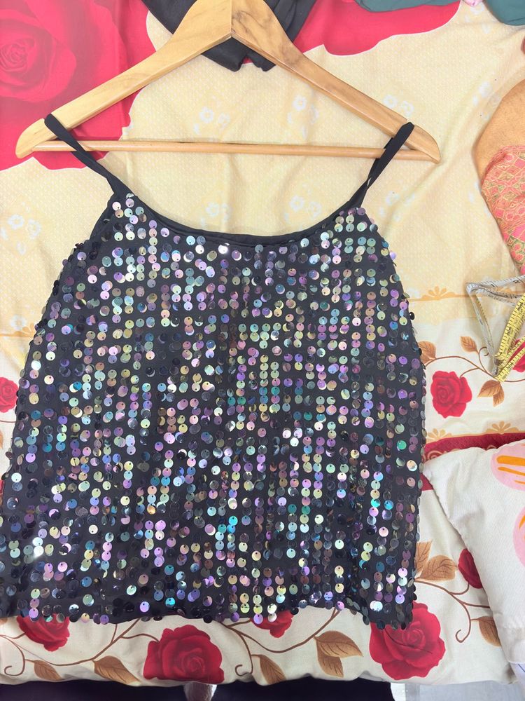 Sparkly Sequin Cami Top