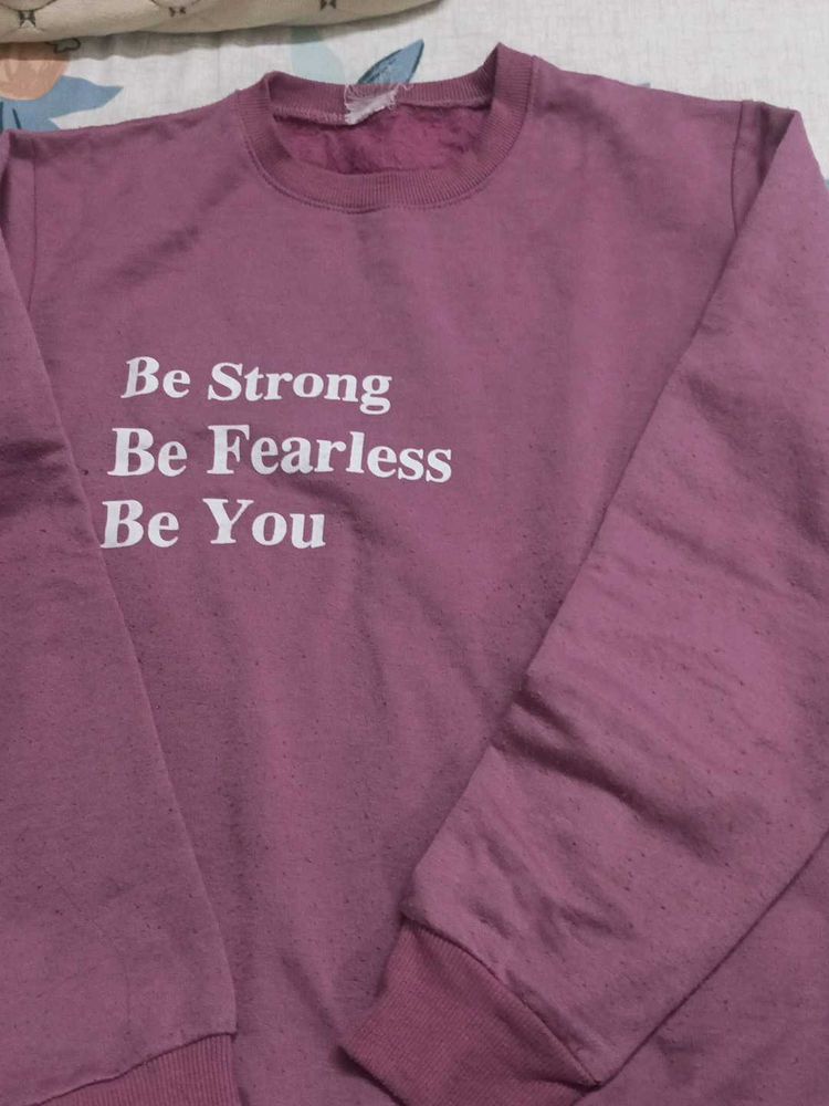 Purple Colour Sweatshirt