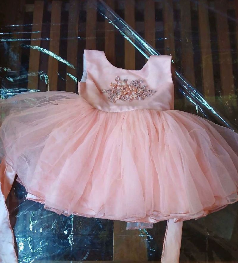 Baby PEACH Frock