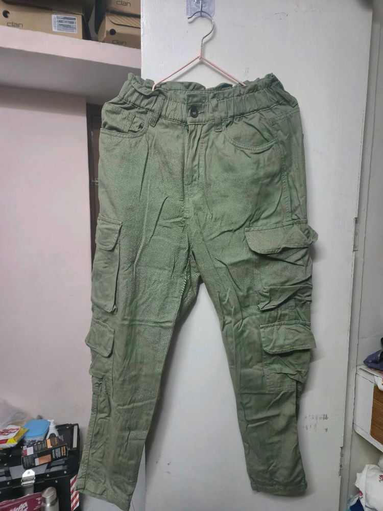 Olive Green Cargo Pants