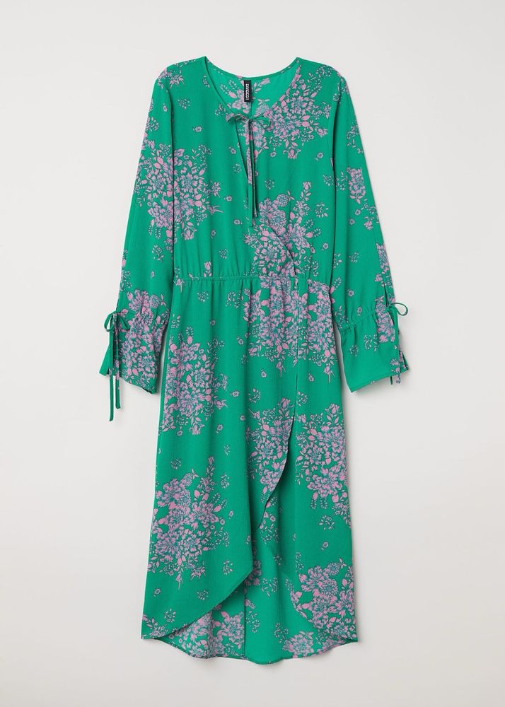 H&amp;M Floral Green Dress