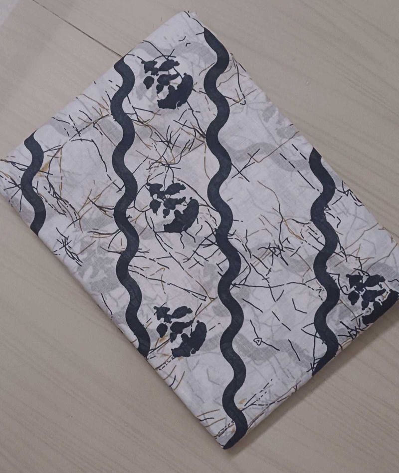 102)Soft Cotton Malmal Saree