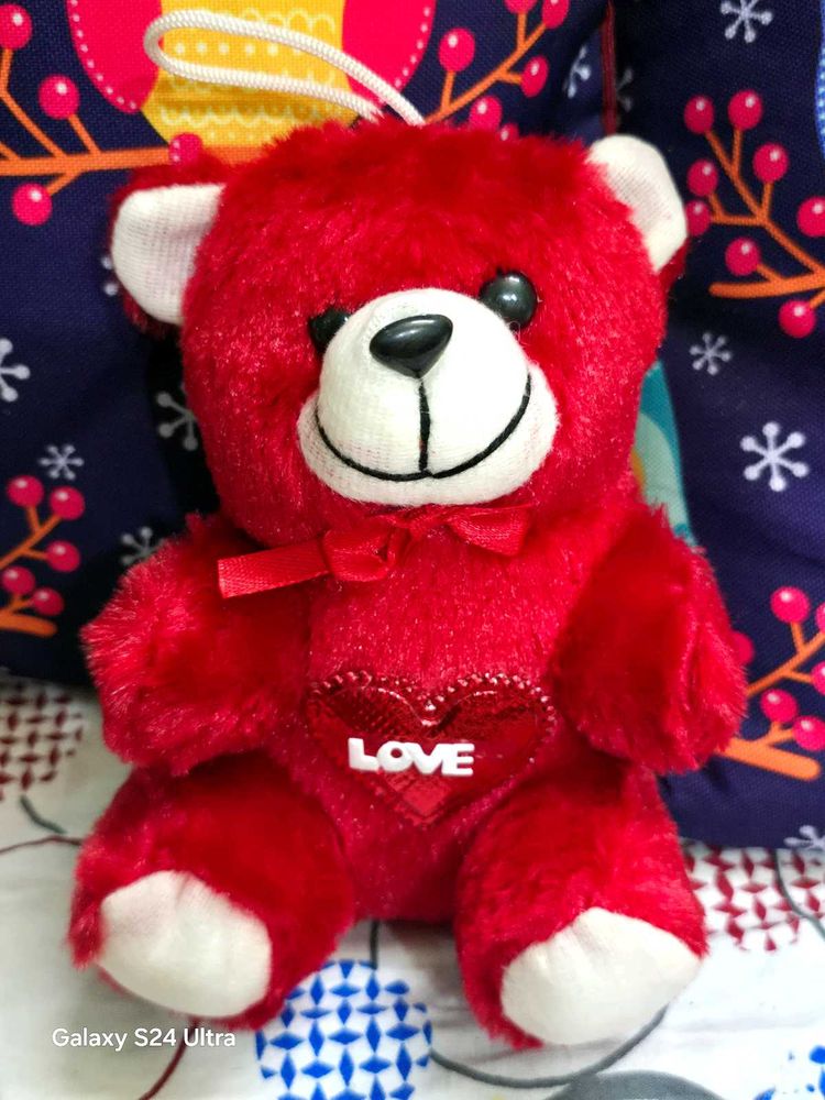 Red Teddy Bear Plush Toy