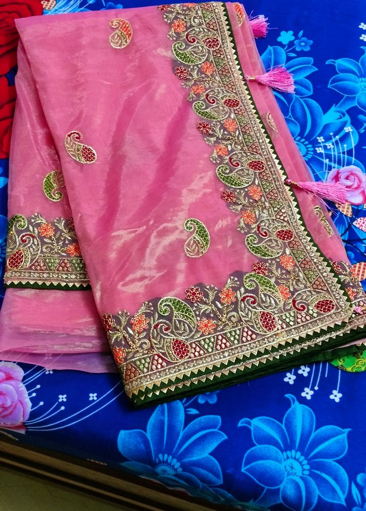 Organza Party Wear Saree