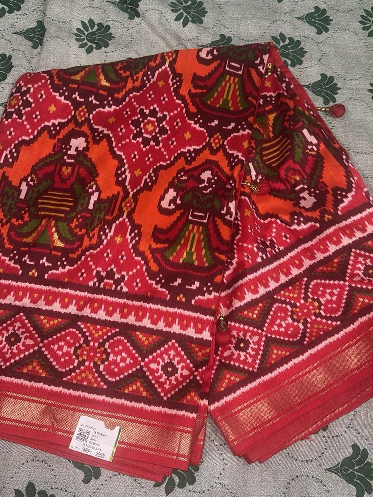 Semi Patola saree