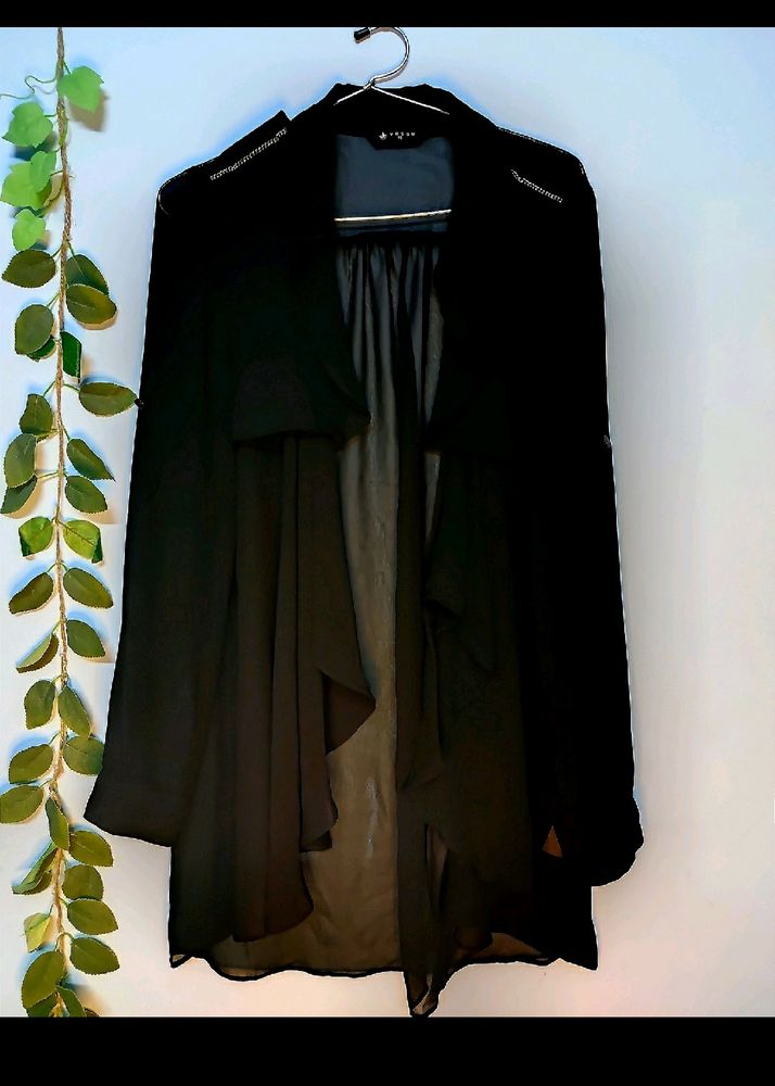 Sheer Black Shrug