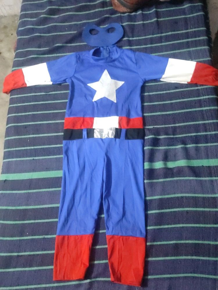 Captain America Dress For Little Boy