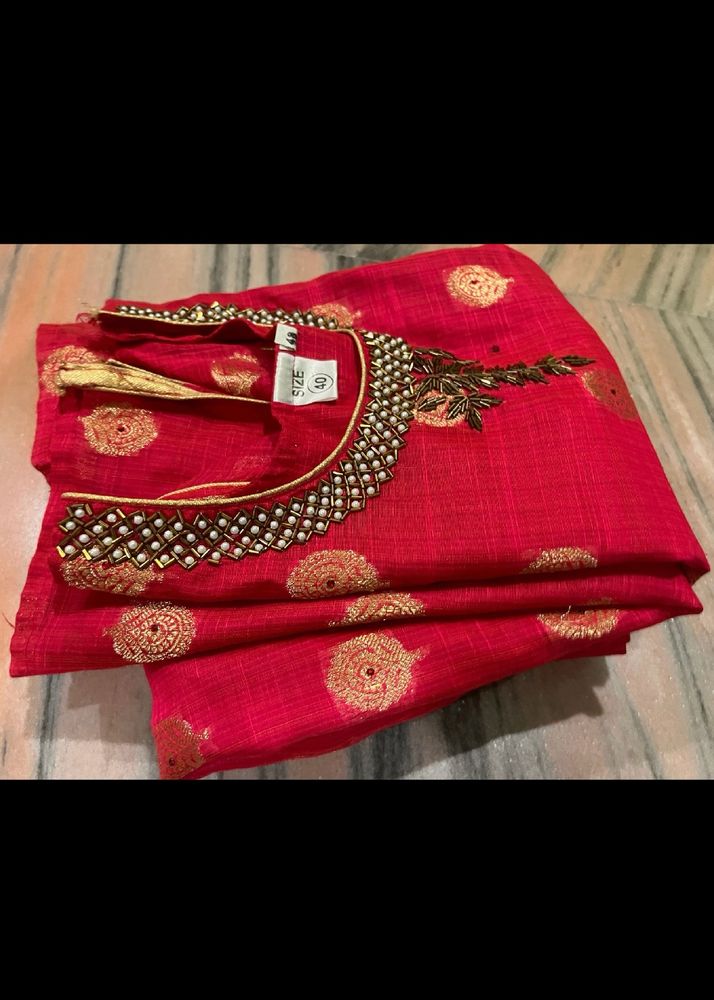 Kurta Pant Set With Dupatta