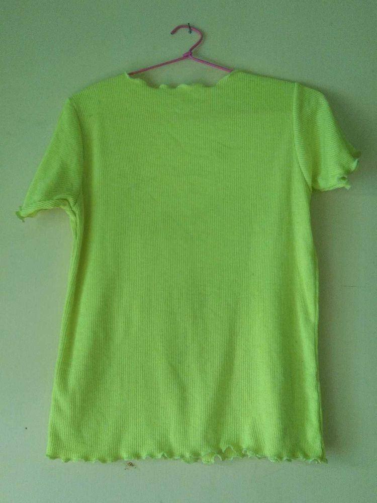 💥Neon Green crop Top