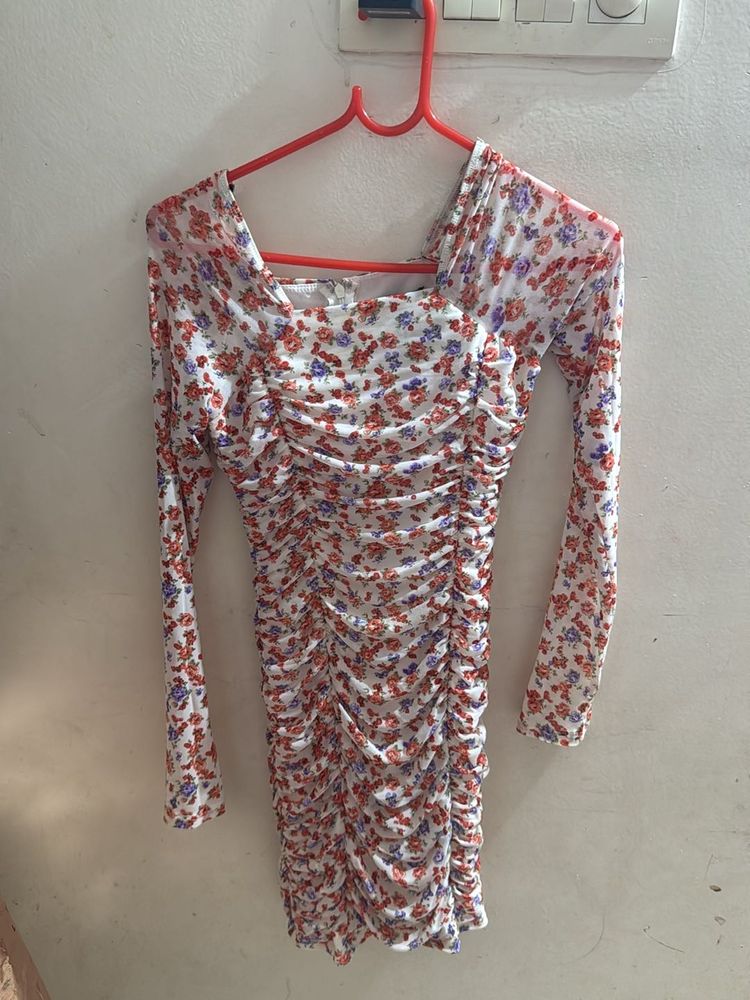 summer floral  mini dress