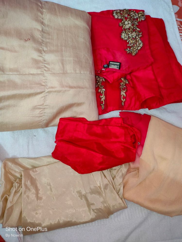 Beautiful Kurta +Pant/ Skirt Set