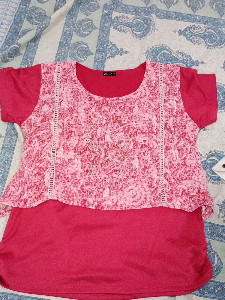 Rose Pink Top
