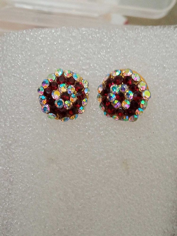 Sparkling Stud Earrings