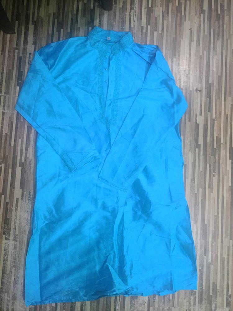 Blue Kurta - Men's Ethnic Fashion