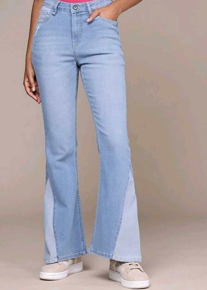 Light Blue Bootcut Jeans