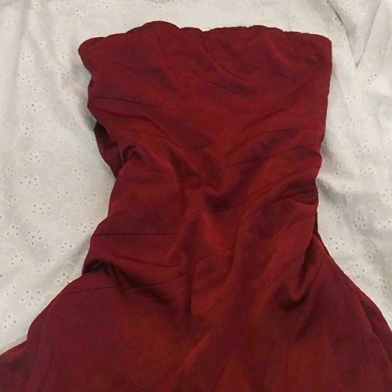 Cherry Red Tube Dress