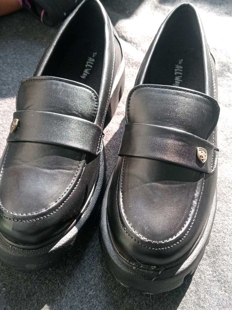 All Way Black Loafers