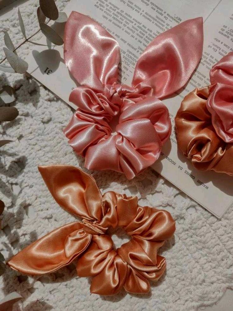 Satin Scrunchie Bow